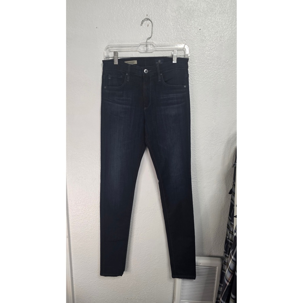 AG Adriano Goldschmied The Farrah Skinny Jeans Womens 27R Dark Blue Excellent